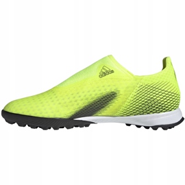 Adidas X Ghosted.3 Ll Tf chaussures de football jaune-noir FW6971 2