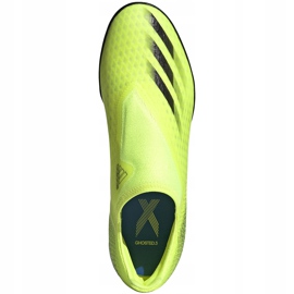Adidas X Ghosted.3 Ll Tf chaussures de football jaune-noir FW6971 1