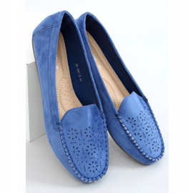 Mocassins ajourés bleus XR-1R6 Bleu 3