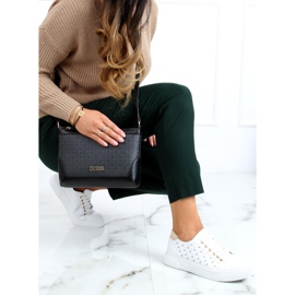 Sneakers femme clous blancs LA124P Beige 1