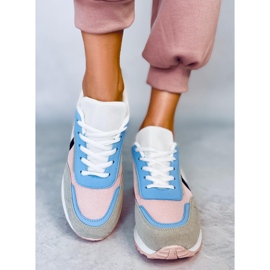 Chaussures de sport roses multicolores VL121P 1 Chaussures de sport roses multicolores VL121P 1