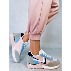 Chaussures de sport roses multicolores VL121P 2 Chaussures de sport roses multicolores VL121P 2