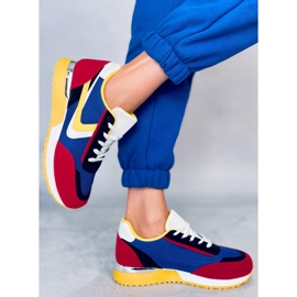 Chaussures de sport multicolores VL121P Bleu 2