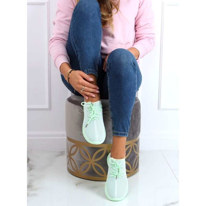 Menthe NB392P Chaussettes vertes chaussures de sport 1