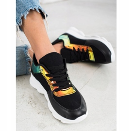 SHELOVET Baskets noires classiques le noir 1