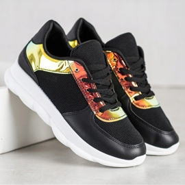 SHELOVET Baskets noires classiques le noir 2