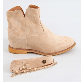 Bottines compensées Beige Hidden B0-516 Kaki 4