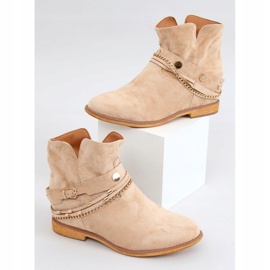 Bottines compensées Beige Hidden B0-516 Kaki 3