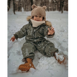 FRROCK Bottes de trappeur pour enfants avec une fermeture éclair Camel Dexter brun 7