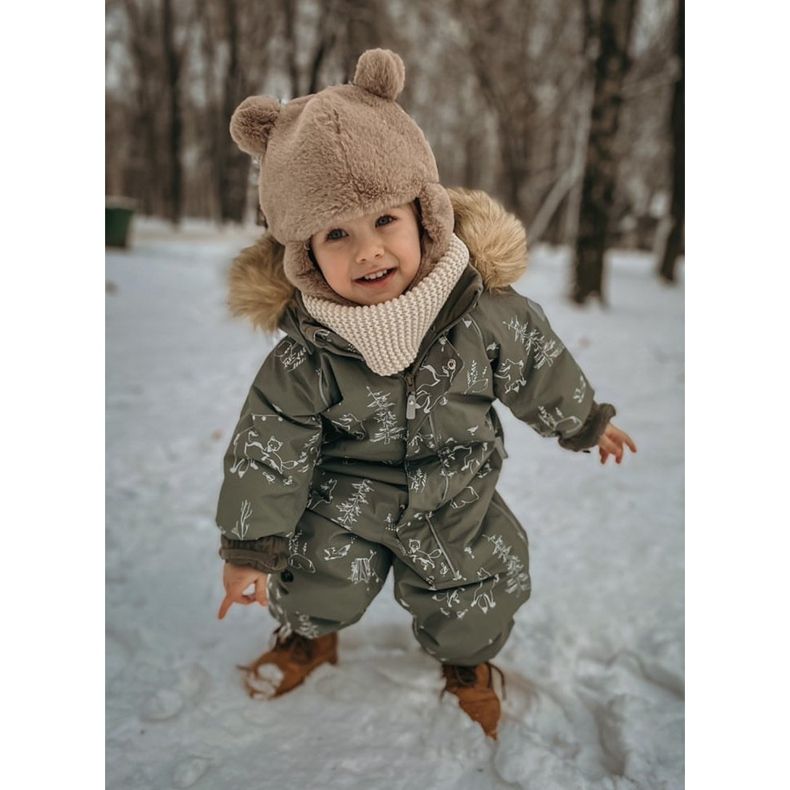 FRROCK Bottes de trappeur pour enfants avec une fermeture éclair Camel Dexter brun 1