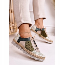 Richelieu Femme Maciejka Cuir Vert 03339-09 5