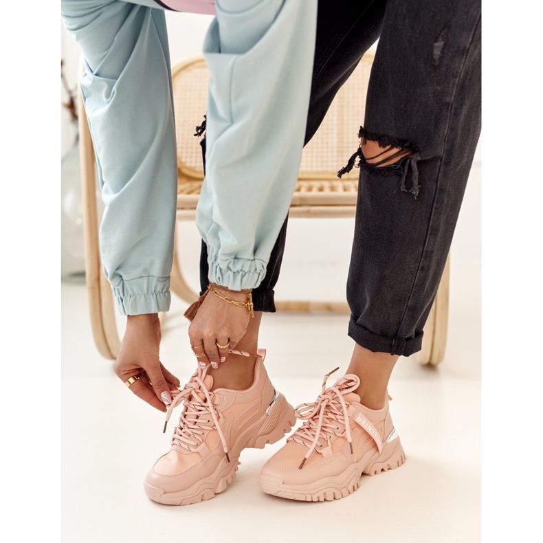 PS1 Sneakers pour femmes sur une semelle massive rose Chunky 1