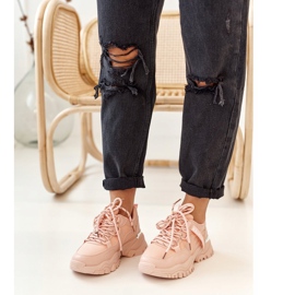 PS1 Sneakers pour femmes sur une semelle massive rose Chunky 4
