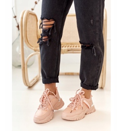 PS1 Sneakers pour femmes sur une semelle massive rose Chunky 5