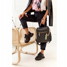 PS1 Baskets Chunky Noires Pour Femmes Sur Une Semelle Massive le noir 5