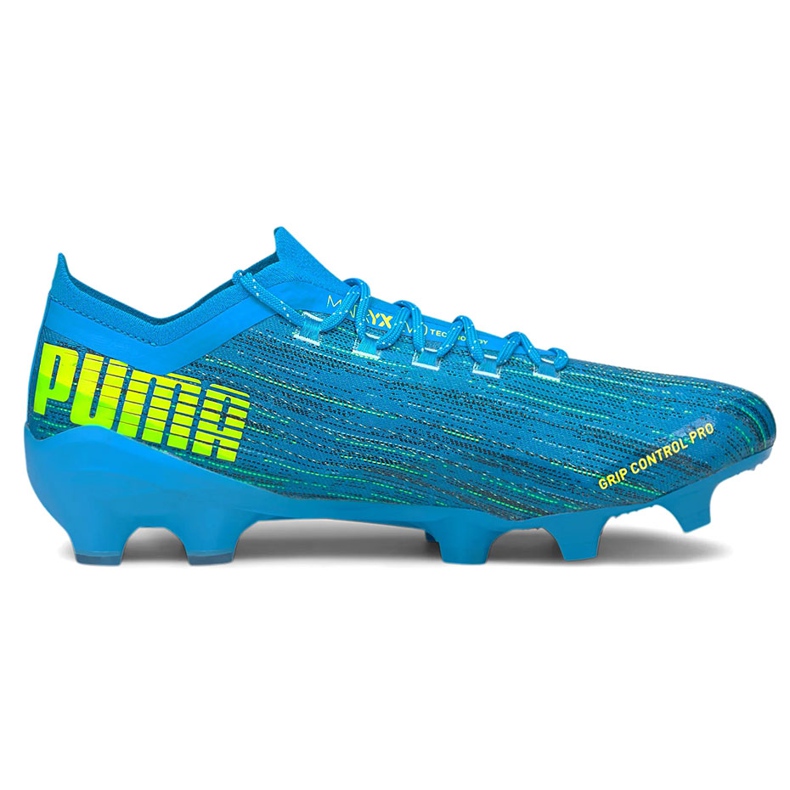 Chaussures de football Puma Ultra 1.2 Fg Ag bleu-jaune 106299 01 1