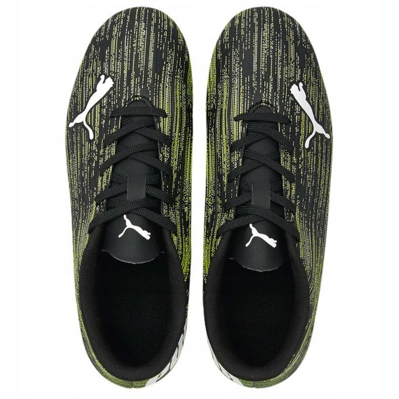 Chaussures de football Puma Ultra 4.2 Fg Ag Junior noir-vert 106364 04 vert noir le noir 1