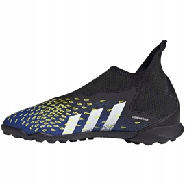 Chaussures de football Adidas Predator Freak.3 Ll Tf Junior noir et blanc FY0997 le noir le noir 1