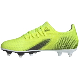 Chaussures de football Adidas X Ghosted.3 Sg jaune-noir FW6957 jaune, noir 2