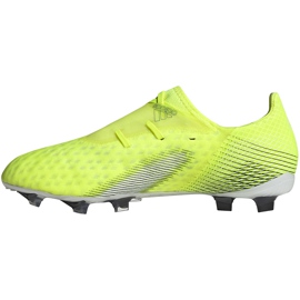 Chaussures de football Adidas X Ghosted.2 Fg jaune-noir FW6958 jaune, noir 2