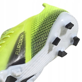 Chaussures de football Adidas X Ghosted.1 Fg Junior jaune-noir FW6955 jaune, noir 4