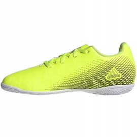 Adidas X Ghosted.4 In Junior chaussures de football jaune-noir-blanc FW6923 2
