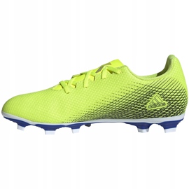 Adidas X Ghosted.4 FxG chaussures de football jaune-noir FW6953 jaune, noir 2