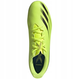 Adidas X Ghosted.4 FxG chaussures de football jaune-noir FW6953 jaune, noir 1