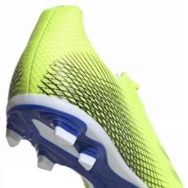 Adidas X Ghosted.4 FxG chaussures de football jaune-noir FW6953 jaune, noir 4