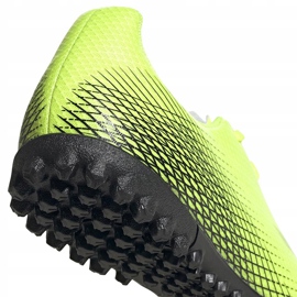 Adidas X Ghosted.4 Tf chaussures de football jaune-noir FW6917 4