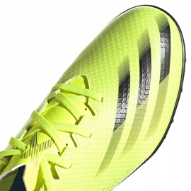 Adidas X Ghosted.4 Tf chaussures de football jaune-noir FW6917 3