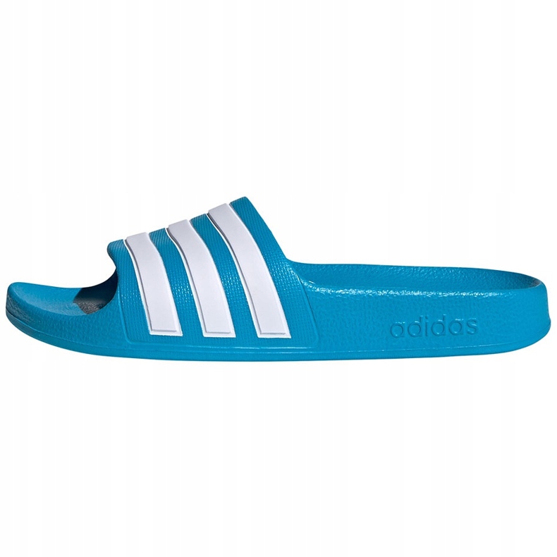 Adidas Adilette Aqua K chaussons enfants bleu FY8071 blanche 1