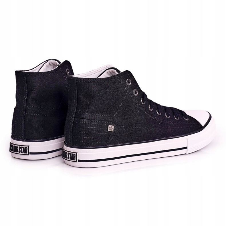 Baskets montantes classiques pour hommes Big Star DD174249 Noir le noir 1 Baskets montantes classiques pour hommes Big Star DD174249 Noir le noir 1