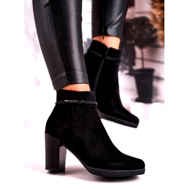 Bottes en daim noires Sergio Leone BT306 le noir 1