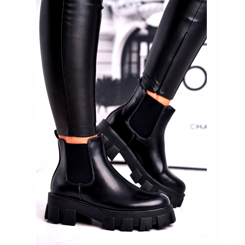 SEA Bottines Femme Jodhpur boots Morie Noir 2