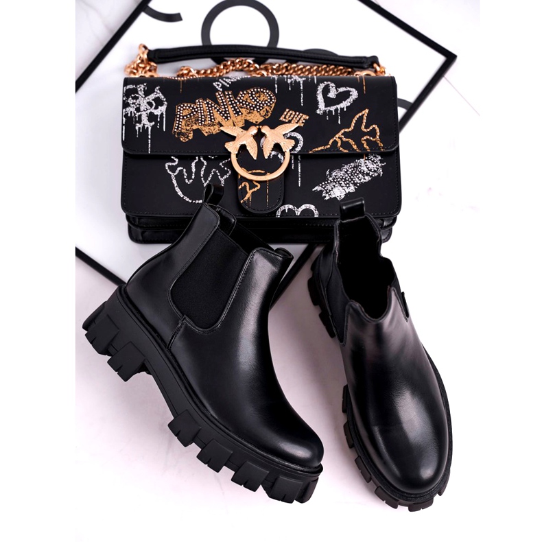 SEA Bottines Femme Jodhpur boots Morie Noir 4