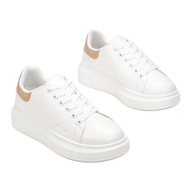 Vices Etaux 8538-392-blanc / beige blanche 1