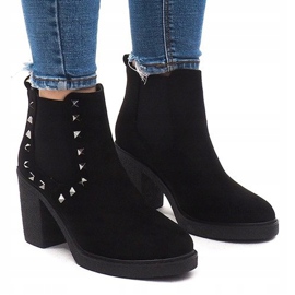 Bottes chaudes Sur un poteau H8-85 Noir le noir 3