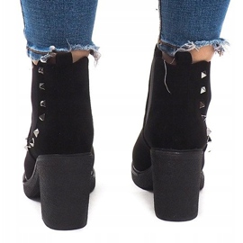 Bottes chaudes Sur un poteau H8-85 Noir le noir 4