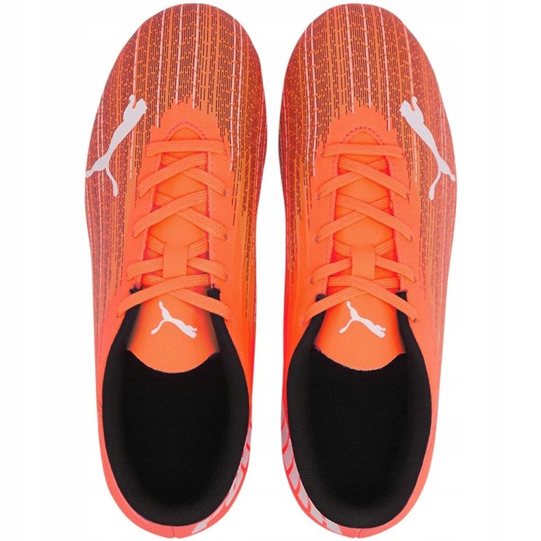 Chaussures de foot Puma Ultra 4.1 Fg Ag Junior 106100 01 orange orange 1