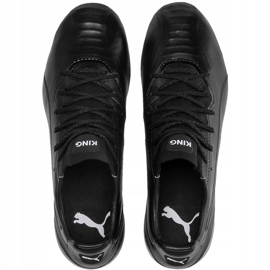 Chaussures de football Puma King Platinum Fg Ag noir 105606 01 1