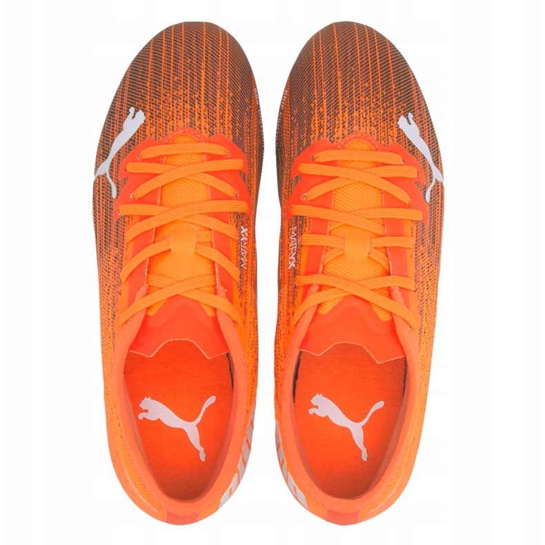 Chaussures de foot Puma Ultra 1.1 Fg Ag Junior 106097 01 orange orange 1 Chaussures de foot Puma Ultra 1.1 Fg Ag Junior 106097 01 orange orange 1