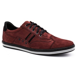 Polbut chaussures casual homme 1801 bordeaux rouge 1