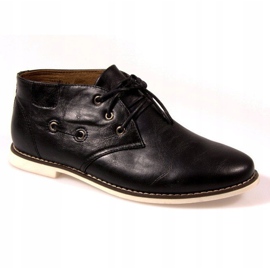 Chaussures à Lacets Hautes TL8900 Noir 1