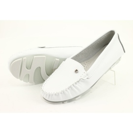 Mocassins en Cuir pour Femme Filippo DP2037 Blanc 3