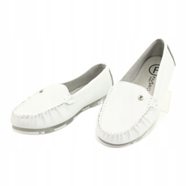 Mocassins en Cuir pour Femme Filippo DP2037 Blanc 2