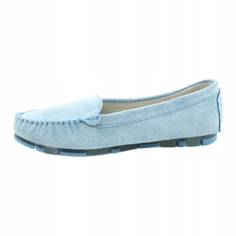 Mocassins femme en cuir Filippo DP2037/22 bleu 2