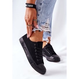PS1 Baskets Omerta noires classiques pour femmes le noir 2