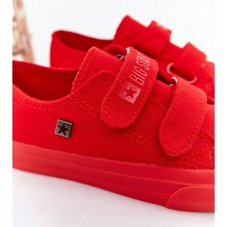 Baskets Enfant Avec Velcro Big Star FF374097 Rouge ['rouge'] 2