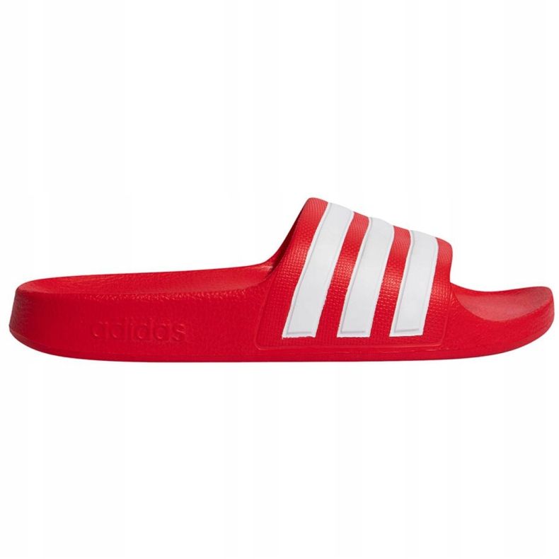 Chaussons Adidas Adilette Aqua FY8066 rouge bleu marine 2